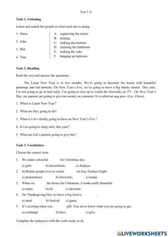 Test 5A  Spotlight 6