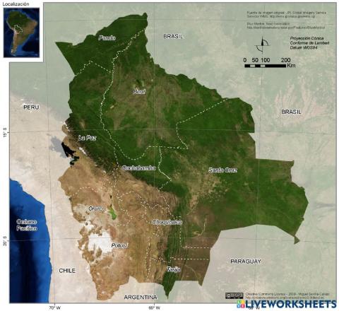Regiones de Bolivia
