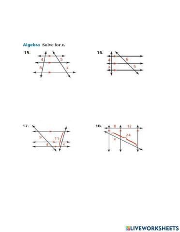 Proportions in triangles