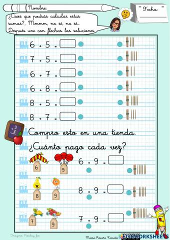 Calculo números de una cifra