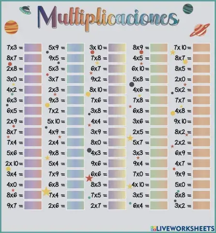 Multiplicaciones