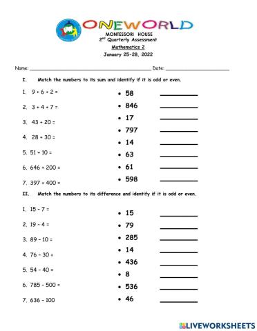 2Q Math