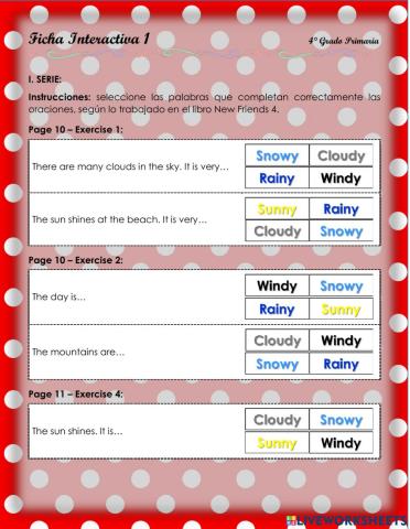 The seasons 1 - 1.1.4°