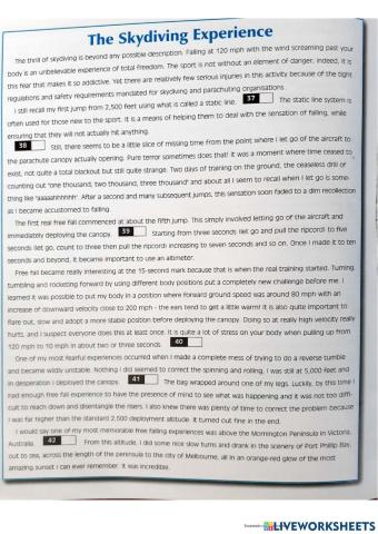 B2 first reading part 6