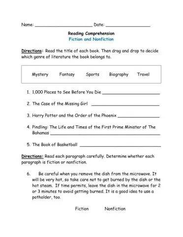 Fiction and Nonfiction 