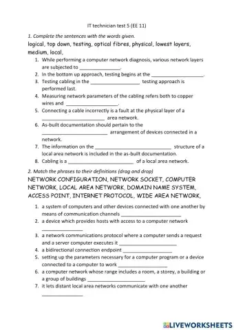 IT technician test 5