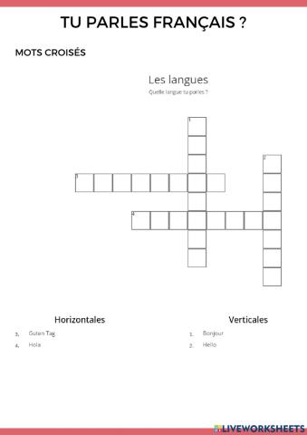 Tu parles français ?