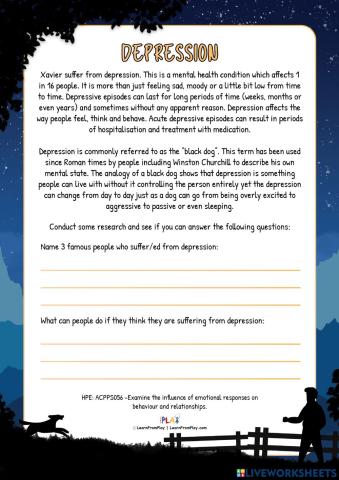 Xavier In The Meantime - Depression