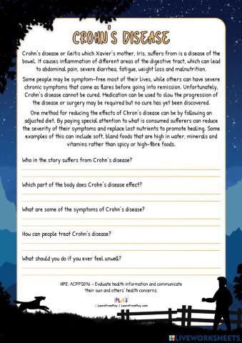 Xavier In The Meantime - Crohn's Disease