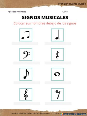 Signos musicales