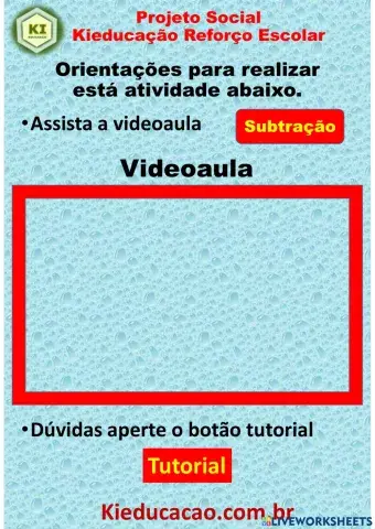 Subtração 3º Ano - 03