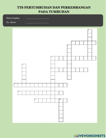 TTS pertumbuhan dan perkembangan pada tumbuhan