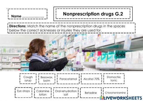 Nonprescription drugs