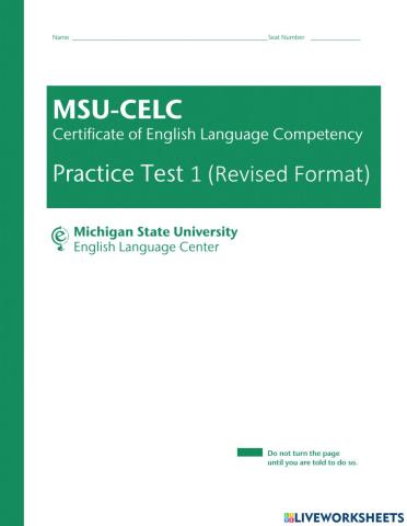 MSU Revised Practice Test 1