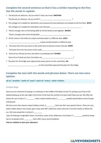 F4 U3 Determiners SB 156-1+2