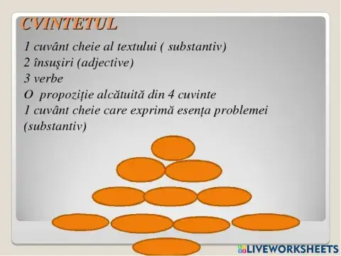 Cvintet- limba română