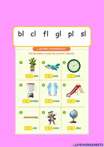 Consonant blends