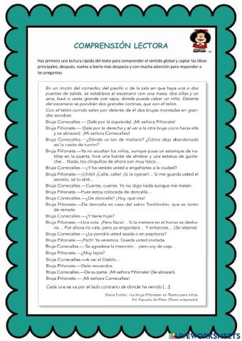 Comprensión lectora