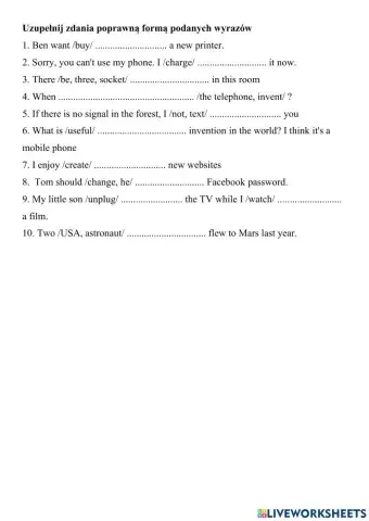 Exam nauka i technika