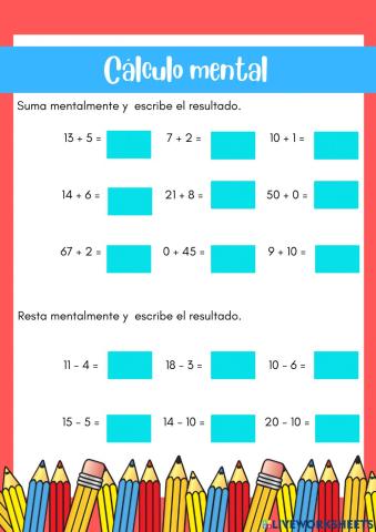 Cálculo mental