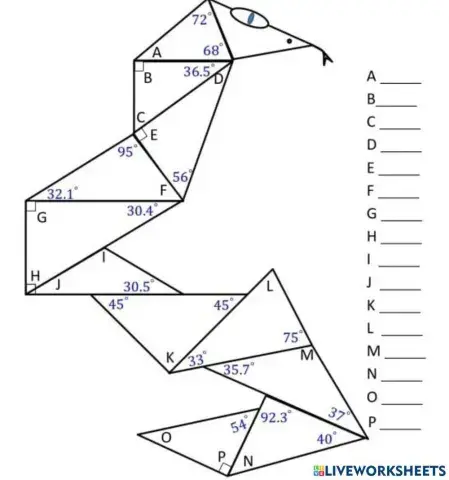 Сума кутів трикутника