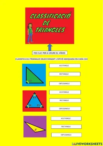 Classificació de triangles