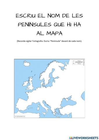 Penínsules d'Europa
