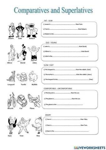 Comparatives and Superlatives