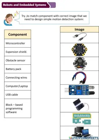 Activity design simple motion detection system