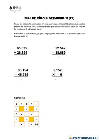 Full de càlcul 12-PI