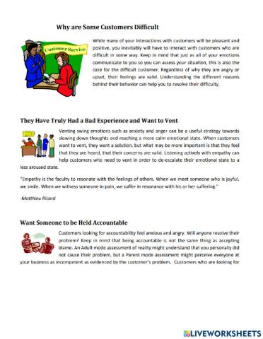 Dealing with Angry customer