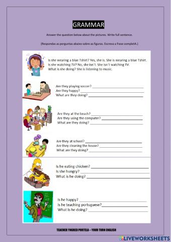 Grammar - What are they doing?