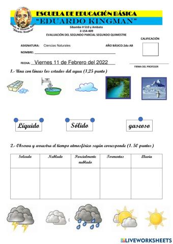 Evaluación de Ciencias Naturales