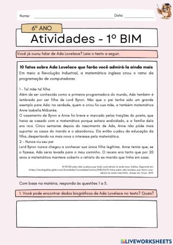 6º Ano Capítulo 03