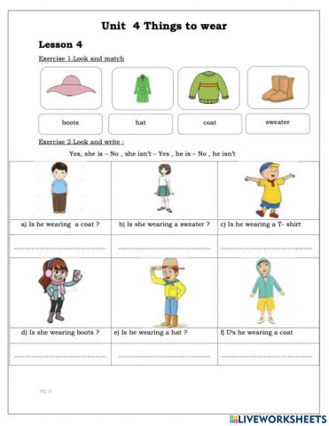 Unit 4 lesson 4 e1 e2