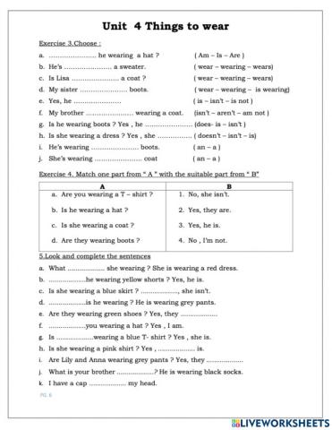 Unit 4 lesson 4 e3 e4 e5