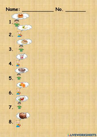 Unit 5: Things to eat