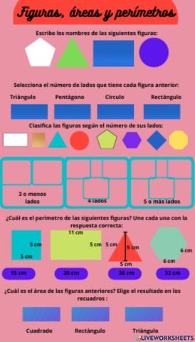 Figuras, áreas y perímetros