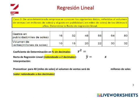 Regresión Lineal 3