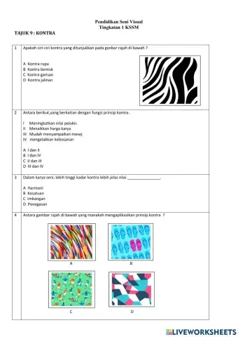 Tingkatan 1 Tajuk 9 : Kontra