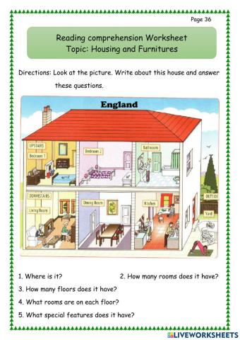 Housing and Furnitures