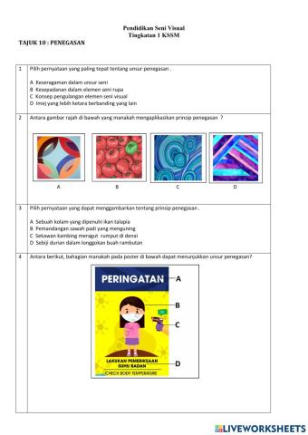 Tingkatan 1 Tajuk 10 : Penegasan
