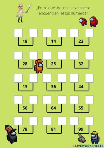 Redondeo a la decena