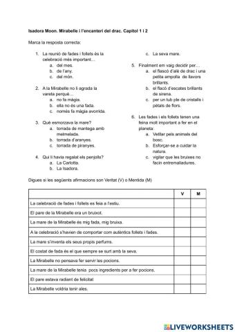 IM. Mirabelle i l'encanteri del drac. cap. 1 i 2