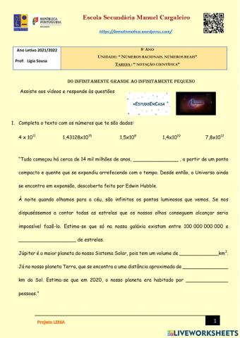 Notação Científica