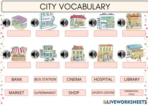CITY Vocabulary