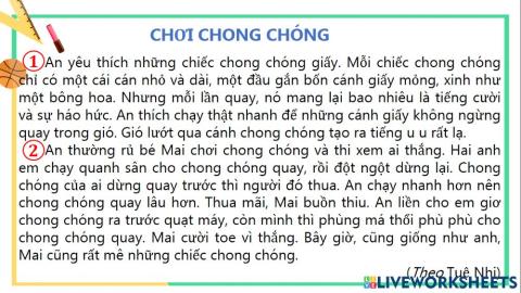 Chơi chong chóng