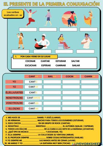 El presente de indicativo