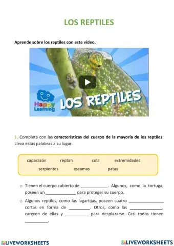 Los reptiles