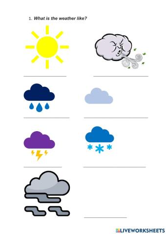 Weather mix (vocabulary)